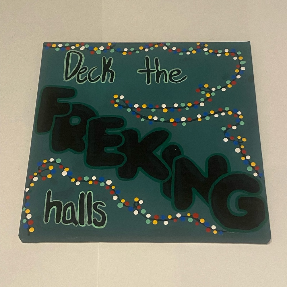 Handmade Christmas Sign